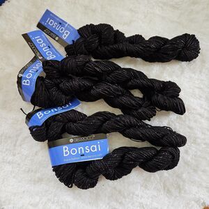 Berroco Bonsai Black 5 Skeins NEW